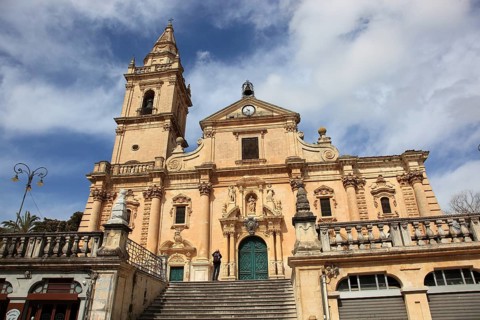 Ragusa, Ragusa Superiore district, Cathedral of San Giovanni Battista in the Upper Town, Sicily,