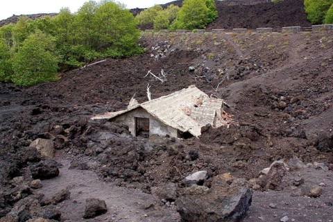 IT sicily Sylvio Dittrich Photo subject to fee! Contact T.:01772156417 Etna ruins, during one of