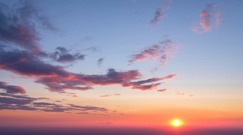 Beautiful dramatic scenic after sunset sky background after sunset
