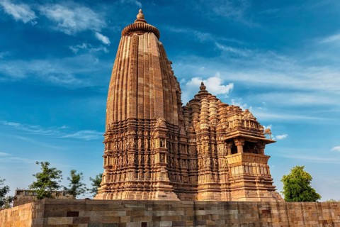 Vaman Temple in Khajuraho, Madhya Pradesh, India, Asia