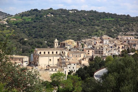 Ragusa, view of part of the houses of the old town of Ragusa Ibla, Unesco World Heritage Site,