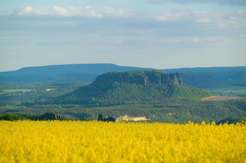 The Lilienstein is one of the most striking mountains in Saxon Switzerland in Saxony. The