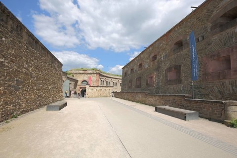 UNESCO Ehrenbreitstein Fortress, Rhineland-Palatinate, Upper Middle Rhine Valley, Germany, Europe