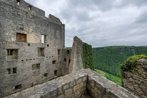 Reußenstein ruins, Swabian Alb, Baden-Württemberg, Germany, Europe