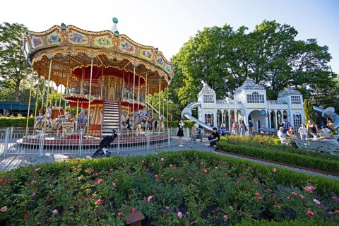 Liseberg Amusement Park, Gothenburg, Västra Götalands län, Sweden, Europe