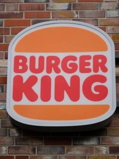 Burger King, sign with writing and logo, Lower Saxony, Germany, Europe