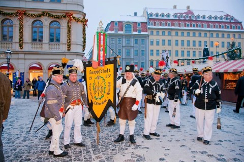 (Copyright © Sylvio Dittrich +49 1772156417) Striezelmarkt, which has been organised since 1434, is
