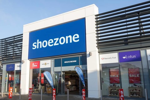 Shoezone store shop, Martlesham, near Ipswich, Suffolk, England, UK