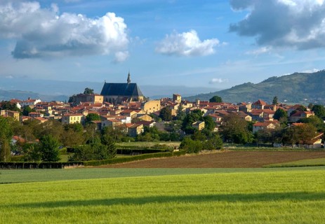 Vic le Comte village, Puy de Dome department, Auvergne Rhone Alpes, France, Europe