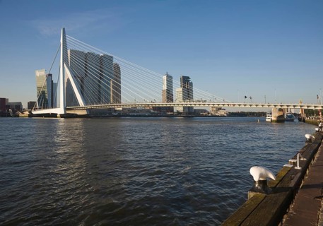 De Rotterdam building designed by architect Rem Koolhaas as a vertical city nears completion in