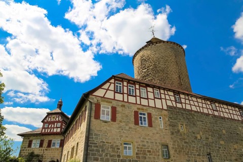 Reichenberg Castle, Staufer castle complex, hilltop castle, historical building, built between 1230