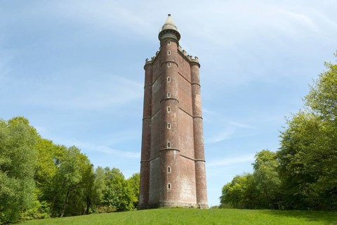 King Alfred's Tower, Folly ofKing Alfred's the Great or Stourton Tower, Stourhead, Somerset,