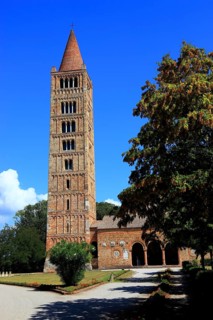 Pomposa, Abbatia Sanctae Mariae Pomposae, former abbey of the Benedictine order at the mouth of the