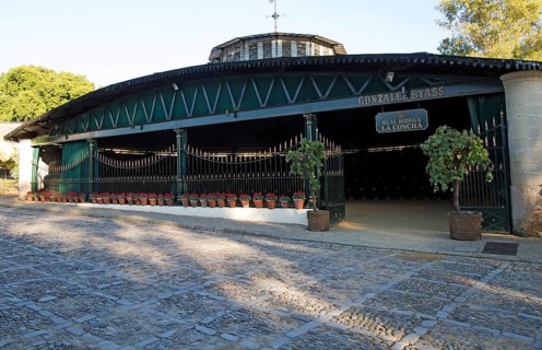 Circular La Concha circular nineteenth century solera building, Gonzalez Byass bodega, Jerez de la