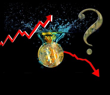 Symbolic image, insecure digital currency, Bitcoin, resources, energy, industry, economy critical,