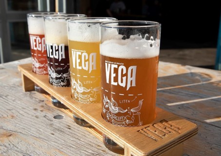 Vega, beer brewed in Gothenburg, Ringön, Gothenburg, Västra Götalands län, Sweden, Europe
