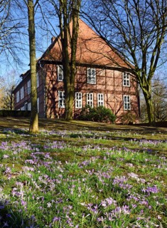 Europe, Germany, Lower Saxony, Harburg district, Moisburg, Hamburg metropolitan region, Amtshaus an
