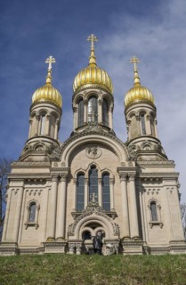 Russian Orthodox Church, Neroberg, Wiesbaden, Hesse, Germany, Europe