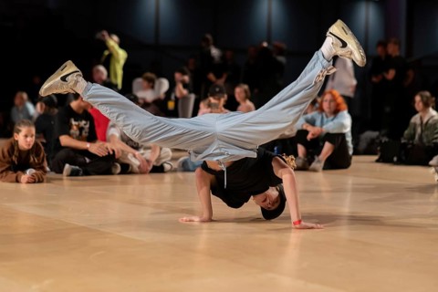 Young dancer, official World Championships in Breakdance, World Cup in Hip-Hop, 2024, Magdeburg,