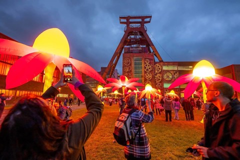 Extraschicht, the long night of industrial culture, cultural festival across the Ruhr region, 35