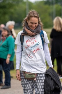 Demonstration against the restrictions in the Corona crisis, anti-vaccination, protest against