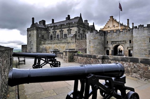 Cannons at Stirling Castle, Stirlingshire, Scotland, UK
