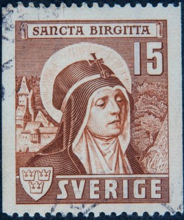 Birgitta Birgersdotter, also known as Saint Birgitta, 1303, 1373 a Swedish Catholic writer,