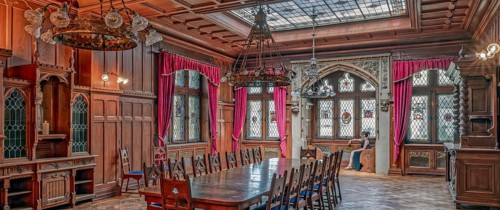 Kathrin in the festival room Schloss Rothestein Bad Sooden-Allendorf Germany