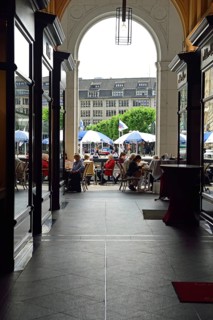 Germany, Hamburg, City, Alster Arcades, Mellin Passage, Hamburg's oldest passage, View to the