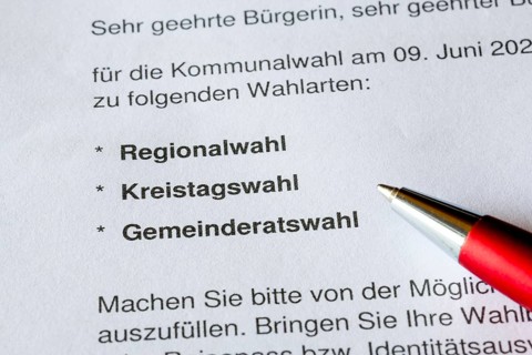 Official ballot papers, ballot paper, election matter, regional election, district council