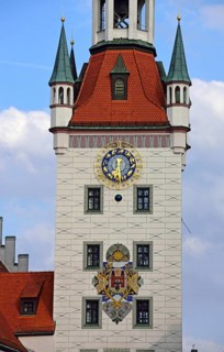 Europe, Germany, Bavaria, State Capital Munich, City, Marienplatz, Old Town Hall, Town Hall Tower,