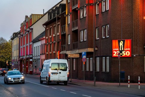 Red light district, Vulkanstraße, brothels, brothels, brothels, bars, prostitution, closed during