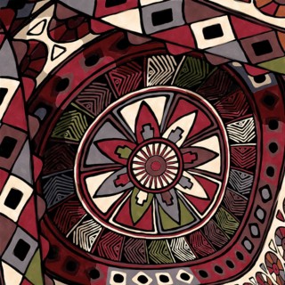 Ethnic art tribal style background. Texture art graphic print design, wallpaper.