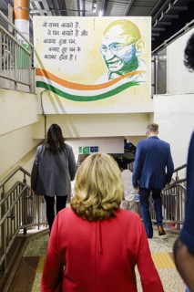 Svenja Schulze (SPD), Federal Minister for Economic Cooperation and Development, visits a metro