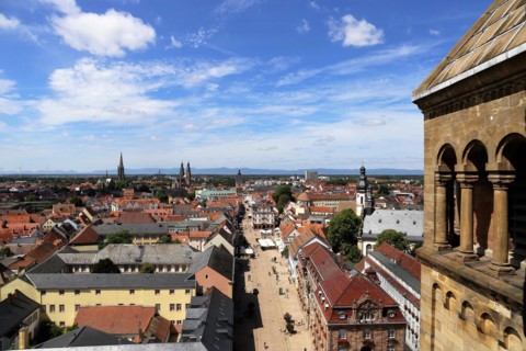 Panorama of Speyer, Rhineland-Palatinate