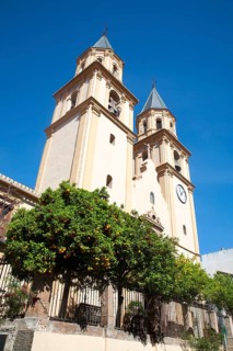 Baroque church of Nuestra Senora de la Expectation, Orgiva, Las Alpujarras, Granada province,