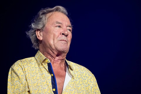 Ian Gillan, singer of Deep Purple live on 1 More Time Tour at the Max-Schmeling-Halle in Berlin on