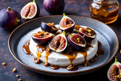 Lively and healthy mood food for dessert, AI generated, AI generated