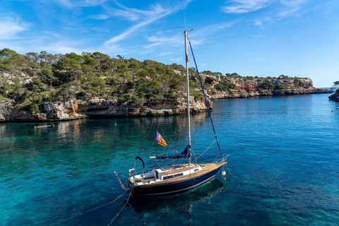The fishing village of Cala Figuera, on the south-east coast, Majorca, Spain, Europe