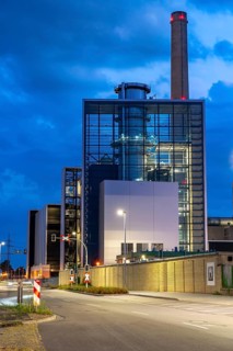 The Lausward natural gas power plant, the most efficient gas and steam turbine power plant in the