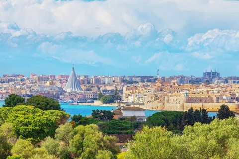 Syracuse skyline, Syracuse, Sicily, Italy, Europe