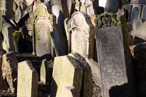 The Old Jewish Cemetery in the Josefov district is one of the most historically significant Jewish