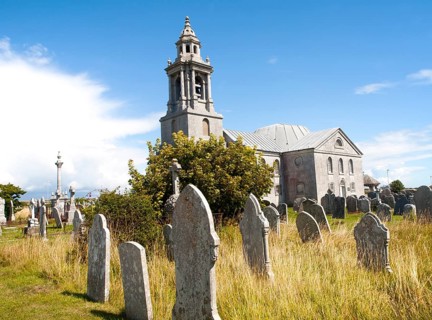 Georgian architecture of Saint George church, Isle of Portland, Dorset, England, UK