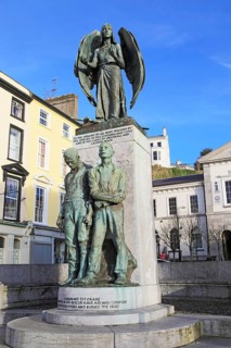 Lusitania memorial designed by Jerome Connor, Cobh, County Cork, Ireland, Irish Republic, Europe