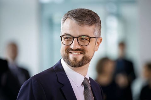 Wolf Heinrich Reuter, State Secretary in the Federal Ministry of Finance, pictured at the start of
