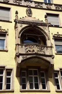 Europe, Germany, Bavaria, Munich, Old Town, Sendlinger Straße, old town houses, bay windows, facade