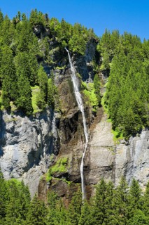 Waterfall, Bernese Oberland, Switzerland, Europe