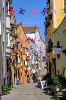 Schlossgasse, Hall in Tirol, Inntal, Tyrol, Austria, Europe