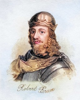 Robert I. King of Scots 1274 -1329 Robert the Bruce from the book Crabbs Historical Dictionary from