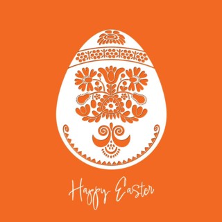 Easter Eggs ornament.Vector emplate for laser cutting, wood carving, paper cut and printing. Vector